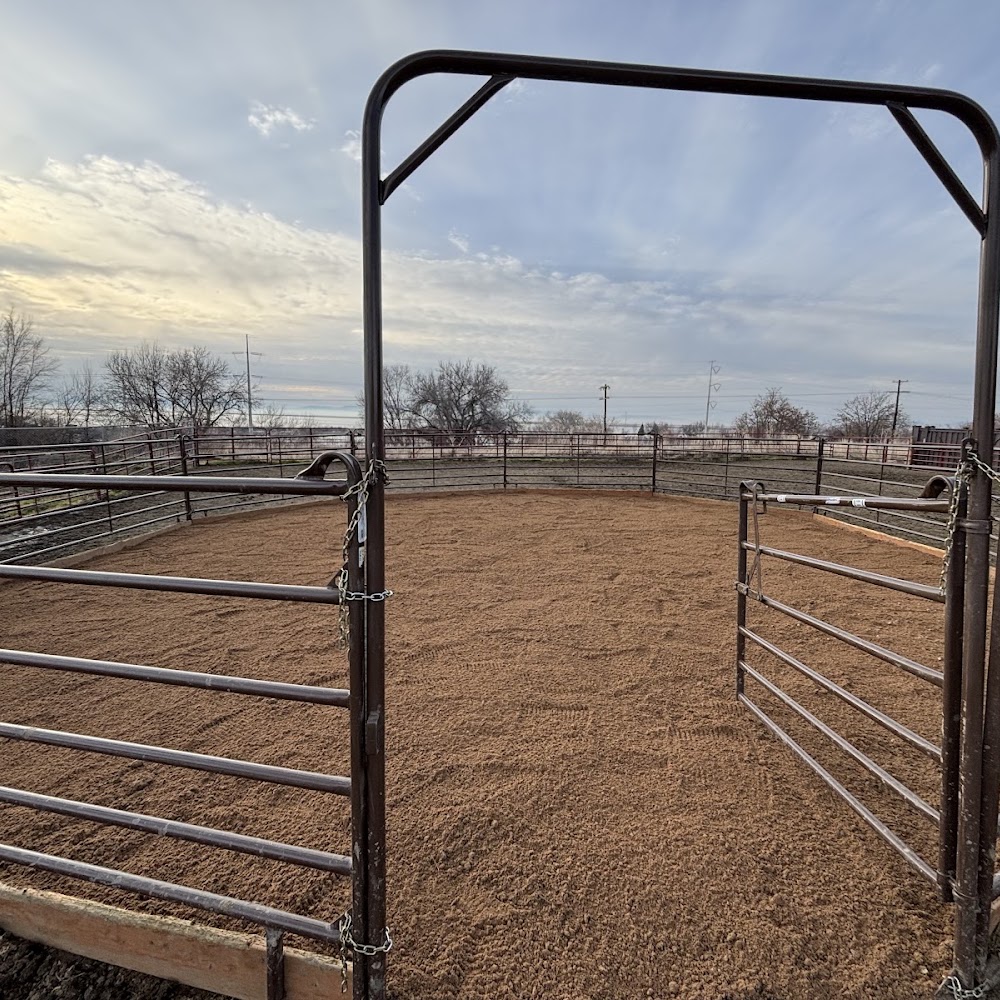 Round pen graded flat